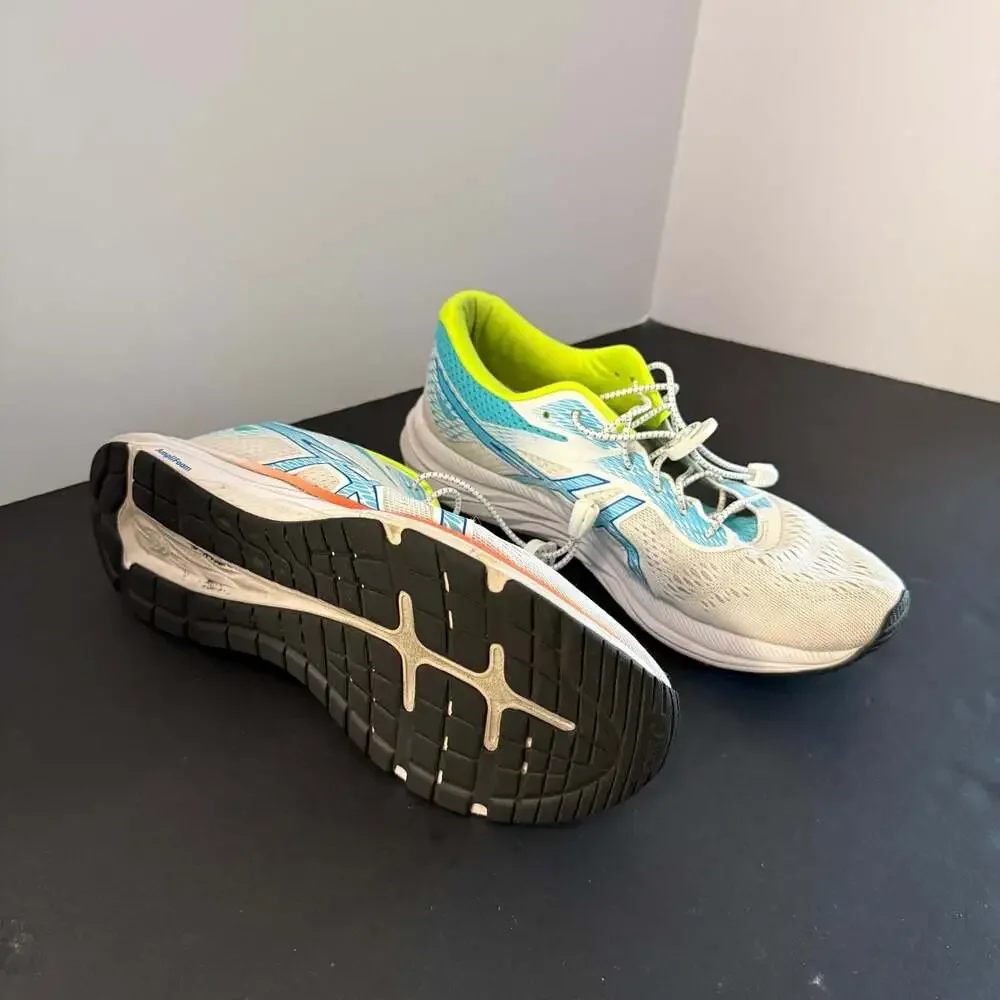 ASICS Gel-Excite 6‎ Women's Running Shoes White/Blue/Orange Size 10
